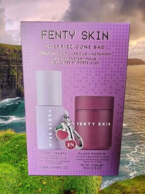 Fenty Skin Rihanna Cherriez Gone Bad Hydrating Lip Gloss Cherry Keychain